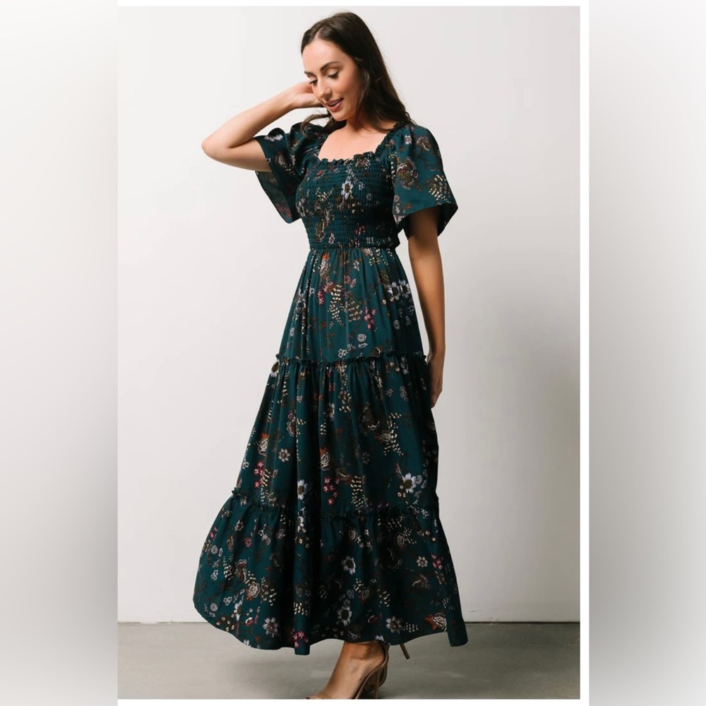 Baltic Born Southampton Smocked Maxi Dress